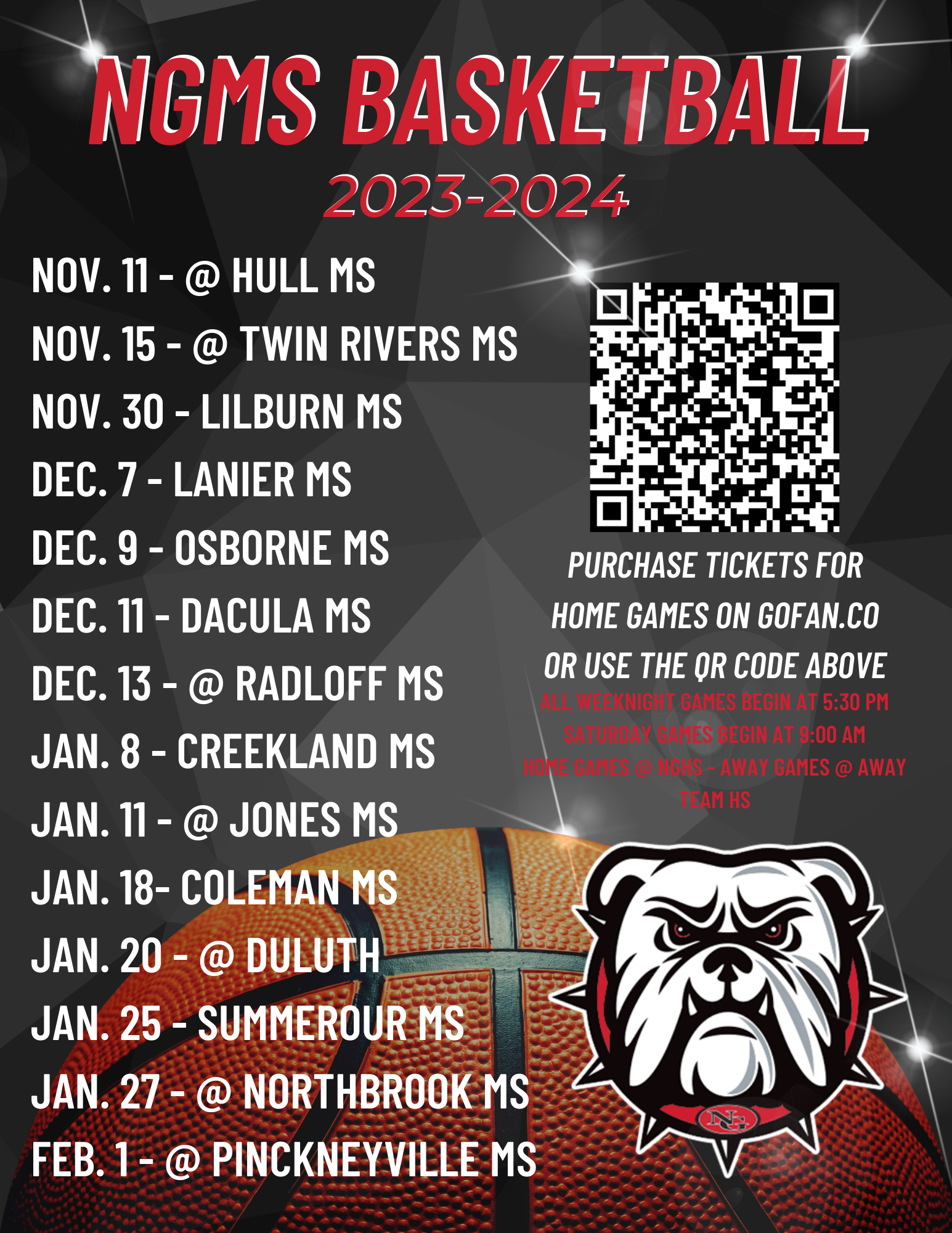 Basketball Schedule